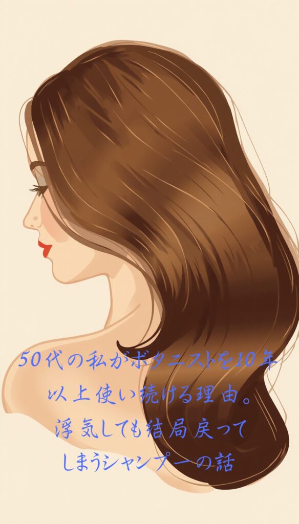 50代の私がボタニストを10年以上使い続ける理由。浮気しても結局戻ってしまうシャンプーの話