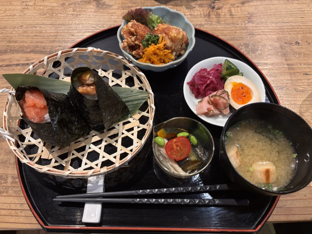 おむすびランチの写真
